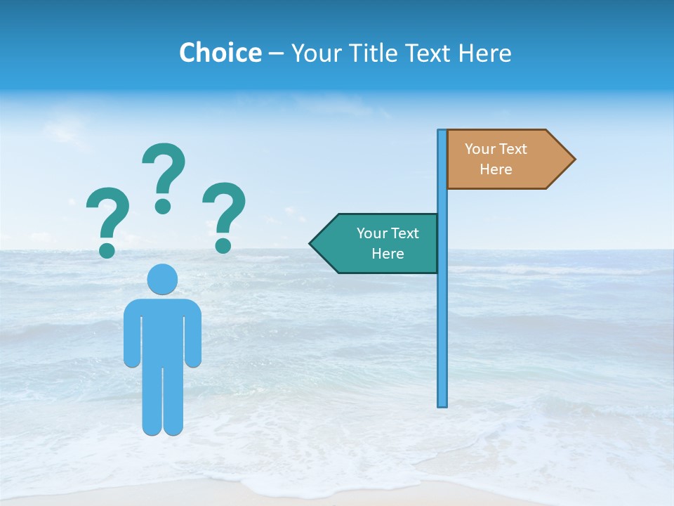 Travel Colorful Sea PowerPoint Template