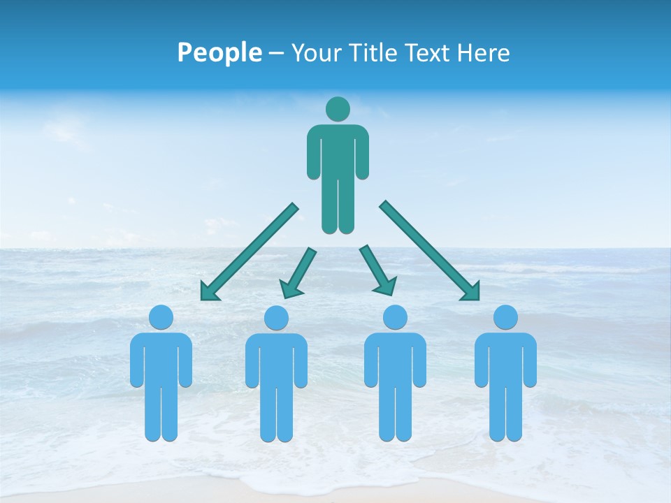 Travel Colorful Sea PowerPoint Template