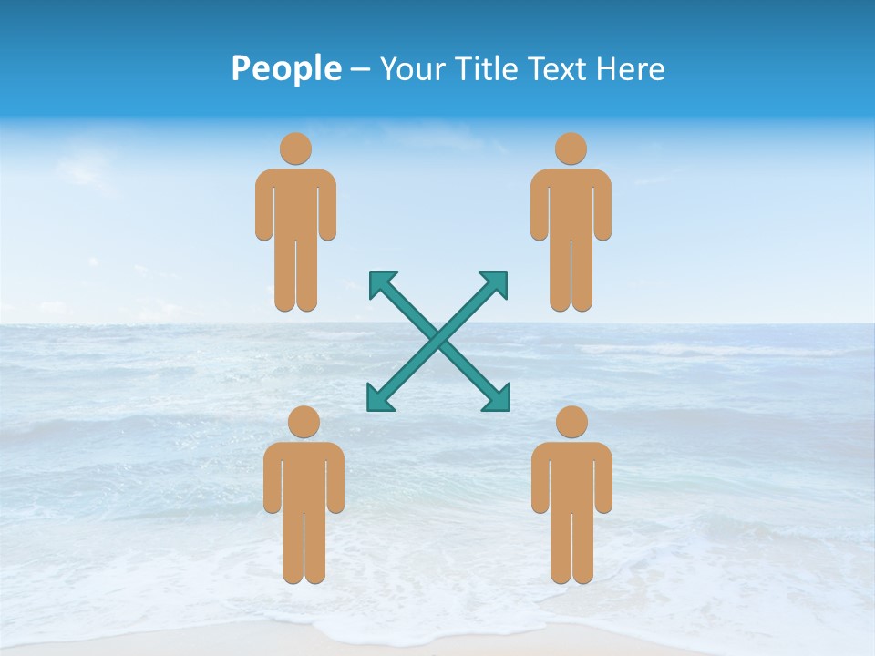 Travel Colorful Sea PowerPoint Template