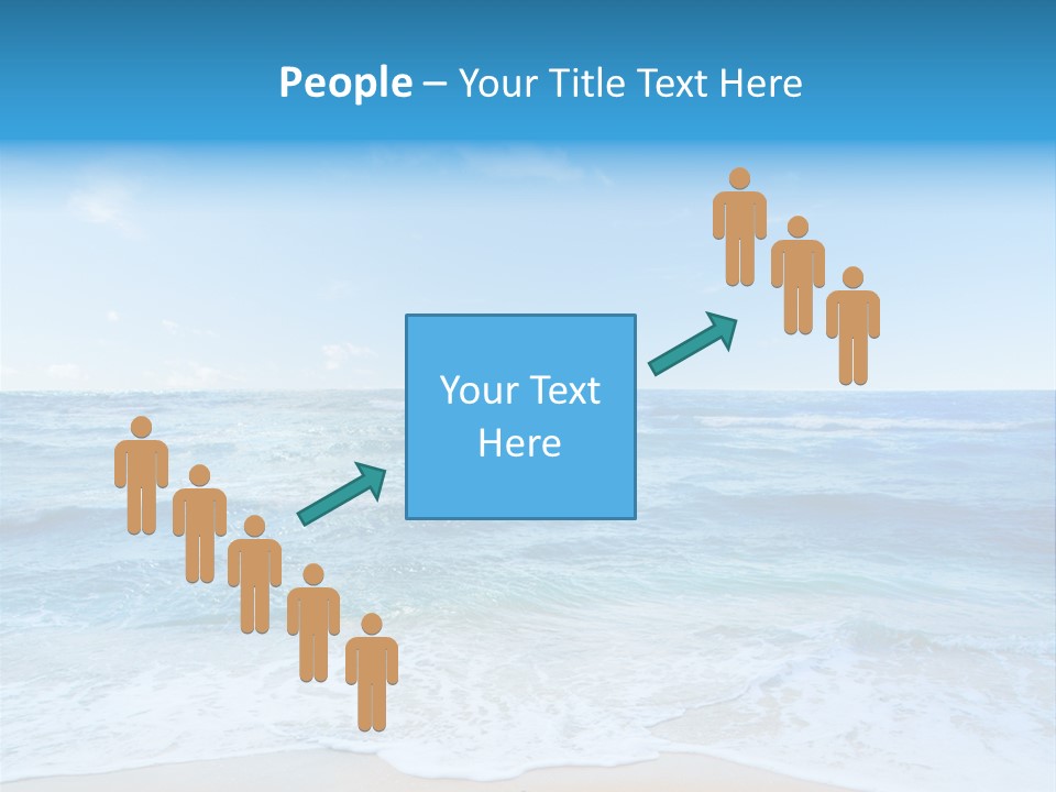 Travel Colorful Sea PowerPoint Template