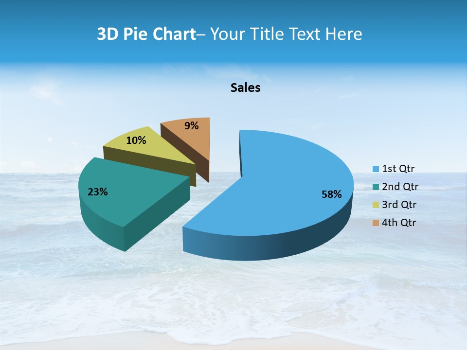 Travel Colorful Sea PowerPoint Template