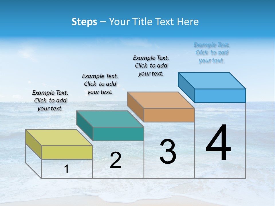 Travel Colorful Sea PowerPoint Template