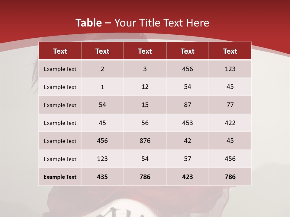 Short Hairstyles Brunette PowerPoint Template