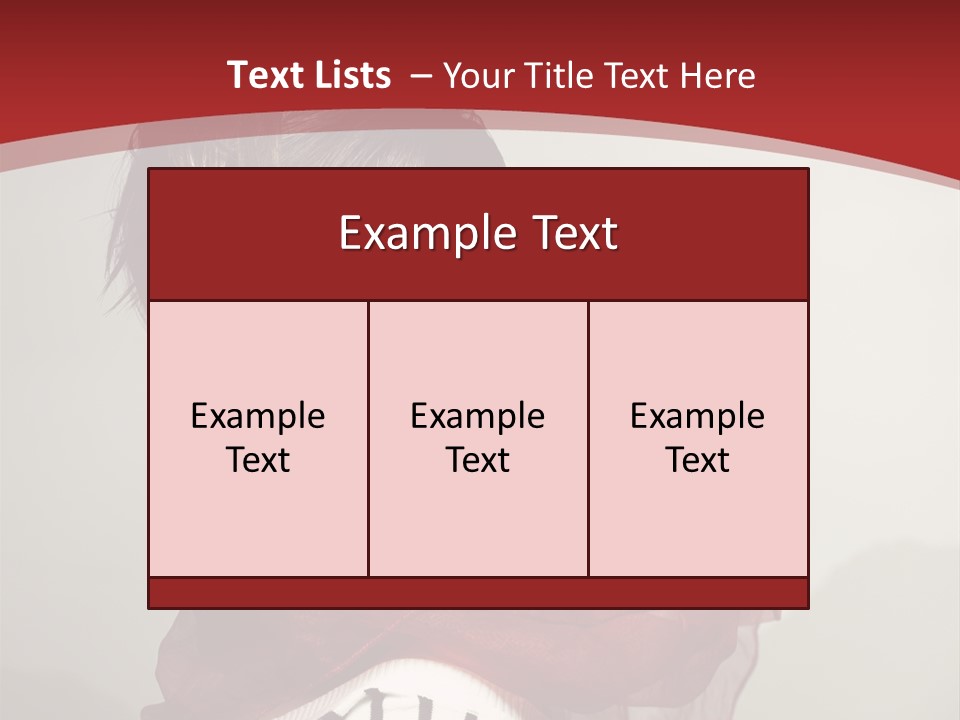 Short Hairstyles Brunette PowerPoint Template