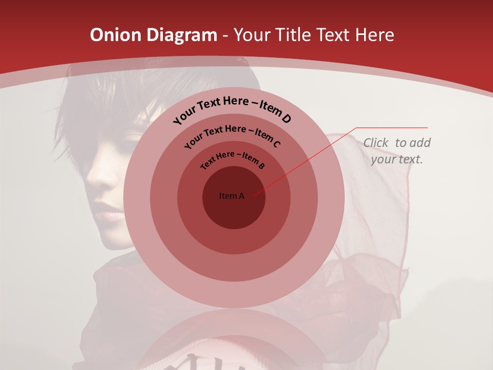 Short Hairstyles Brunette PowerPoint Template