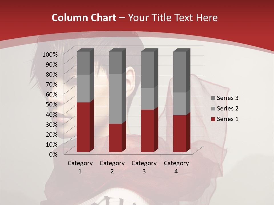 Short Hairstyles Brunette PowerPoint Template