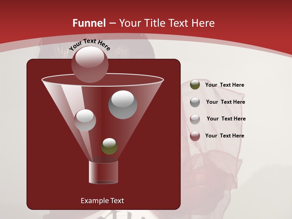 Short Hairstyles Brunette PowerPoint Template