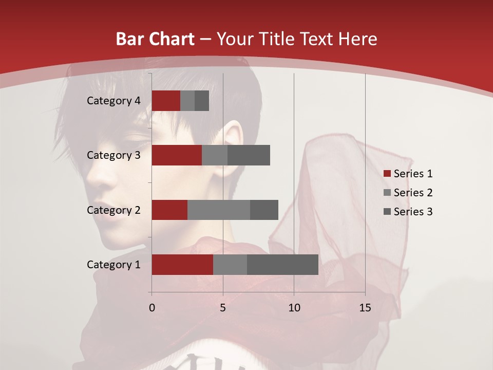 Short Hairstyles Brunette PowerPoint Template