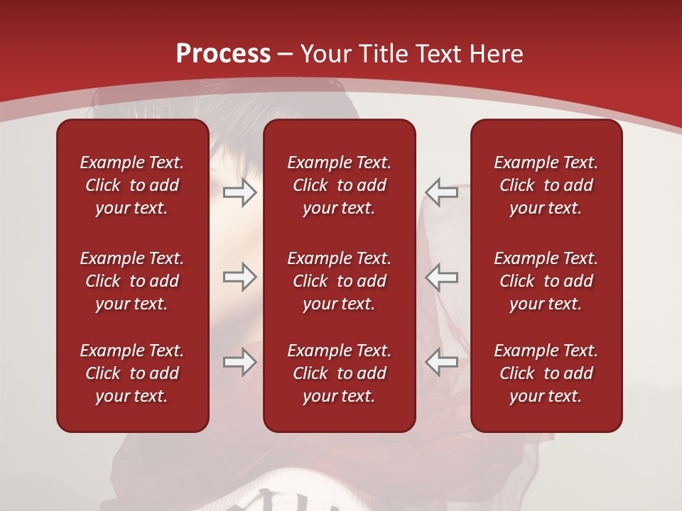 Short Hairstyles Brunette PowerPoint Template