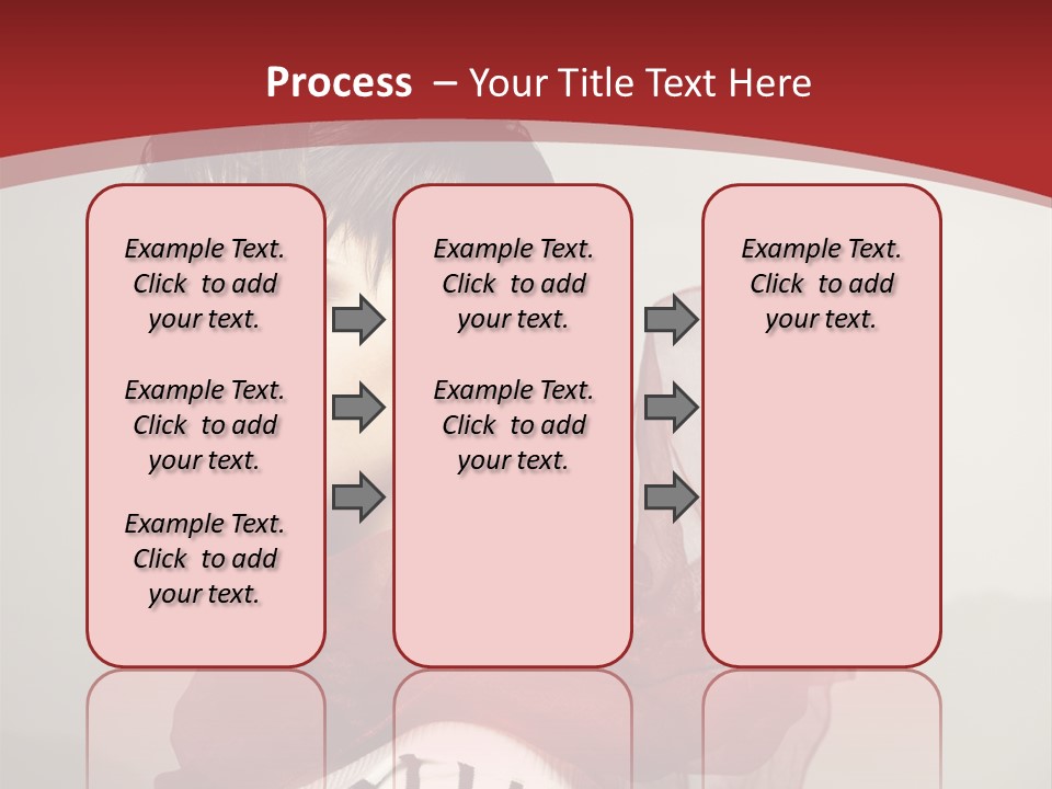 Short Hairstyles Brunette PowerPoint Template