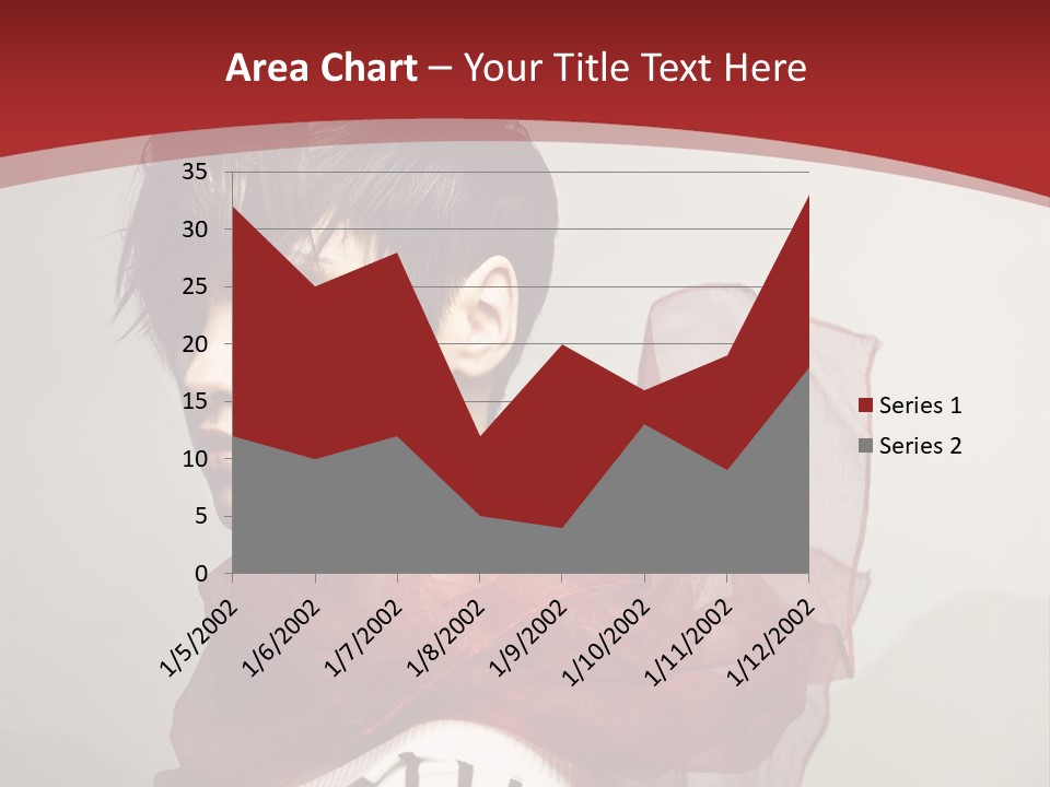 Short Hairstyles Brunette PowerPoint Template