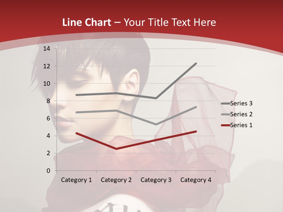 Short Hairstyles Brunette PowerPoint Template