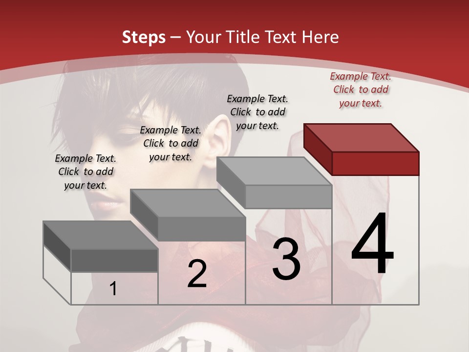 Short Hairstyles Brunette PowerPoint Template