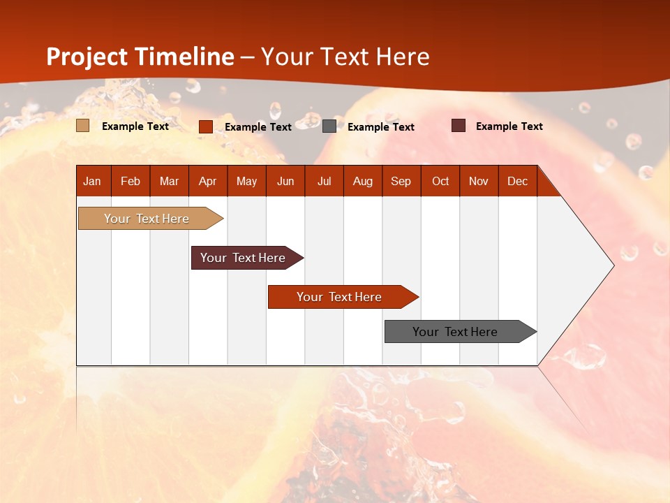 Fruit With Water PowerPoint Template
