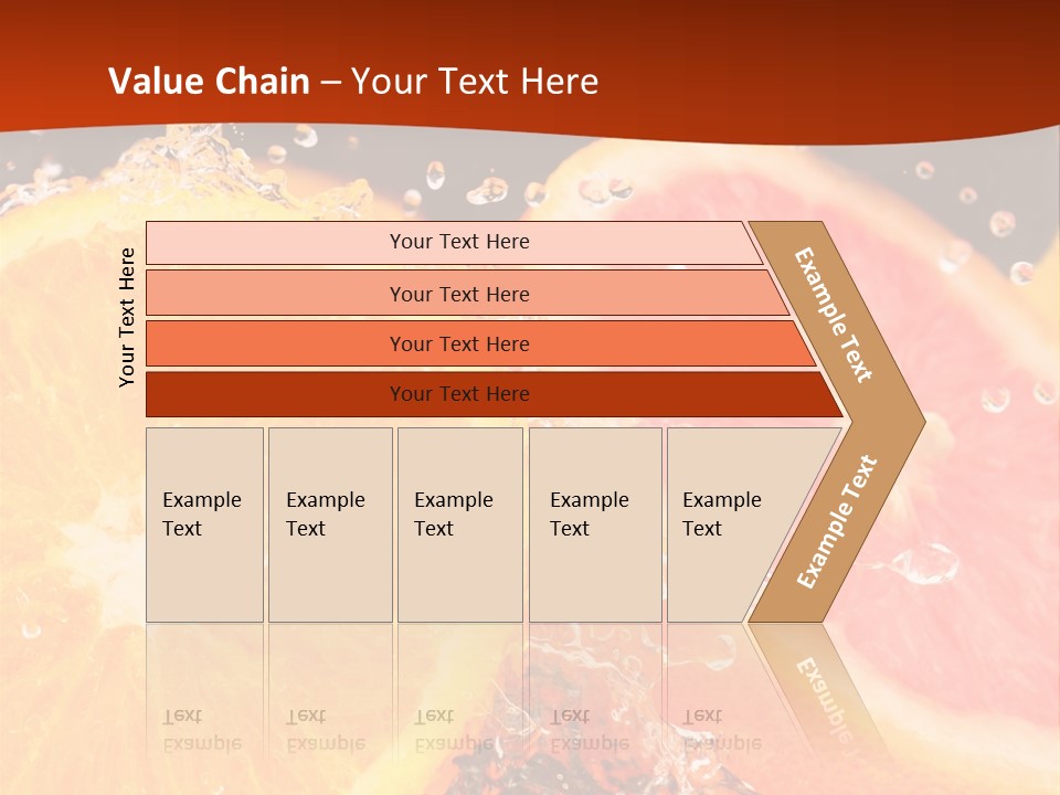 Fruit With Water PowerPoint Template