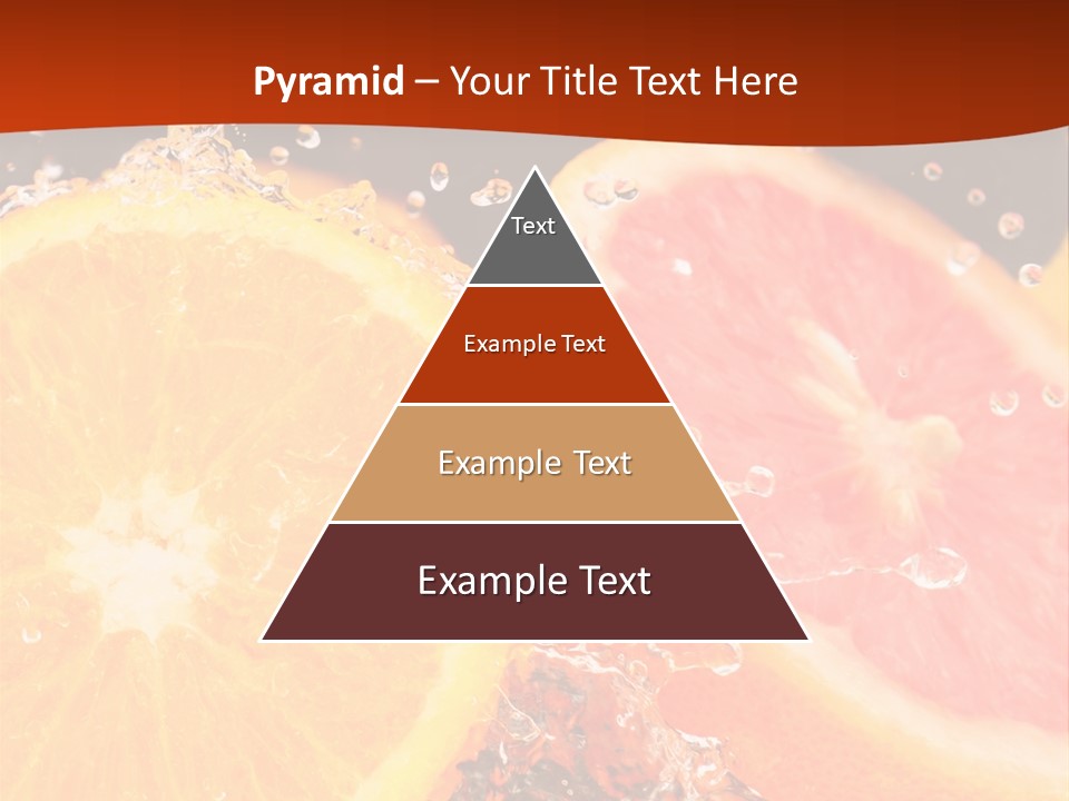 Fruit With Water PowerPoint Template