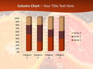 Fruit With Water PowerPoint Template