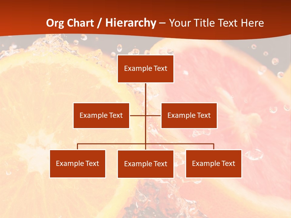 Fruit With Water PowerPoint Template