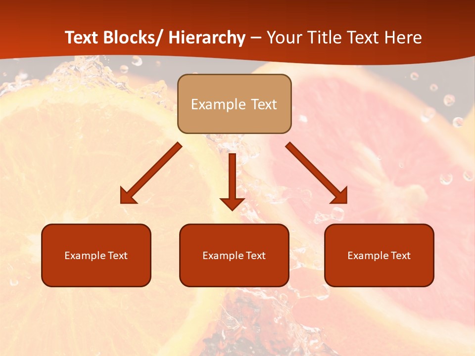 Fruit With Water PowerPoint Template