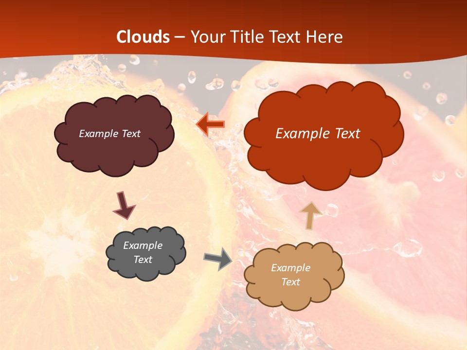 Fruit With Water PowerPoint Template