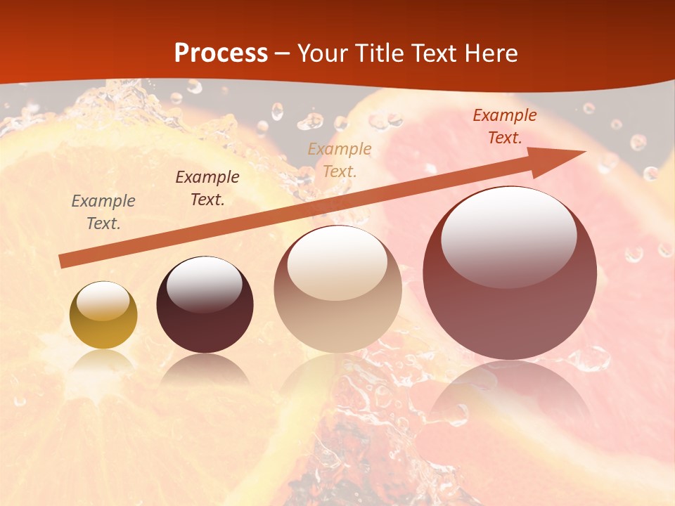 Fruit With Water PowerPoint Template