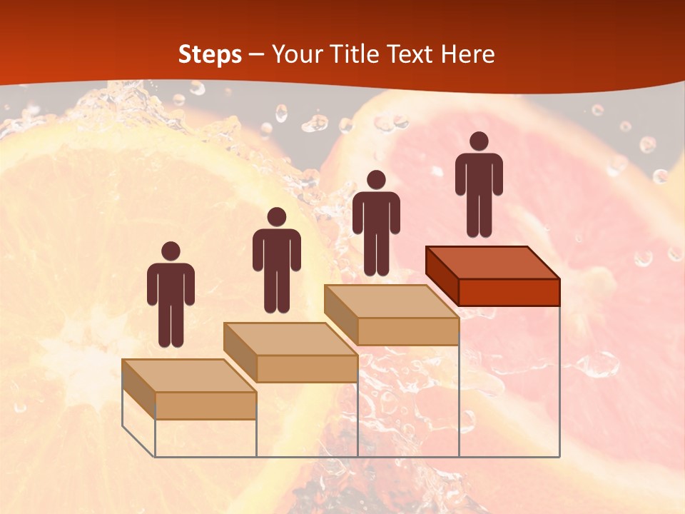 Fruit With Water PowerPoint Template