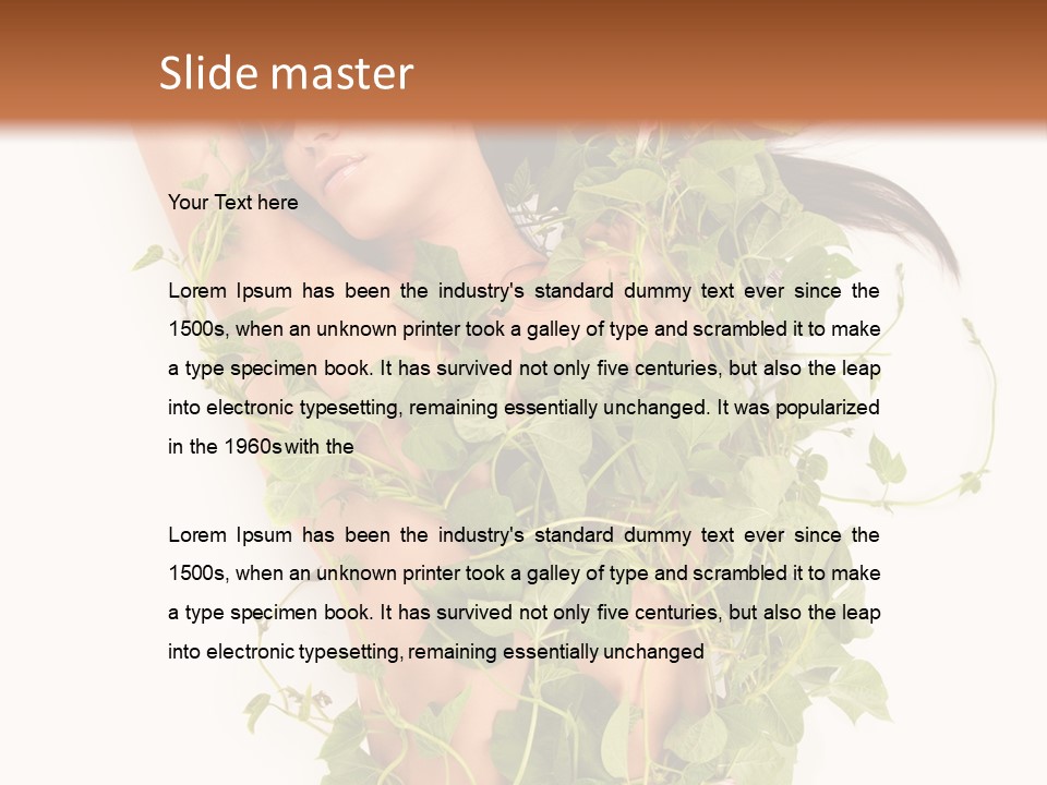 Ivy Woman PowerPoint Template