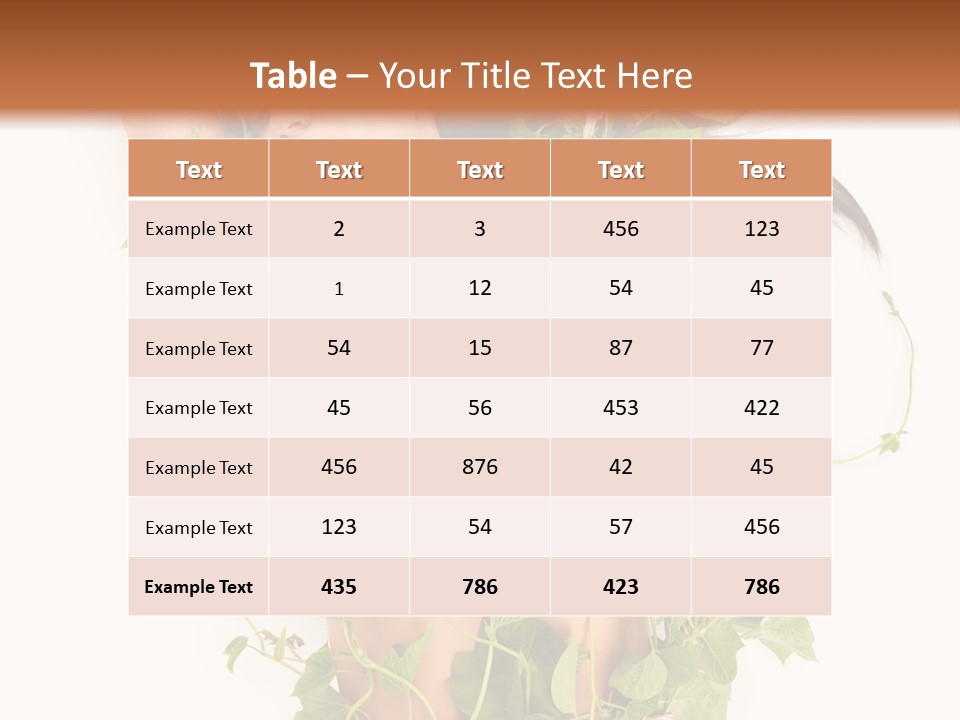 Ivy Woman PowerPoint Template