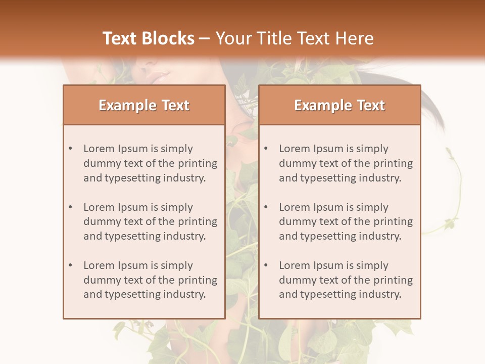 Ivy Woman PowerPoint Template