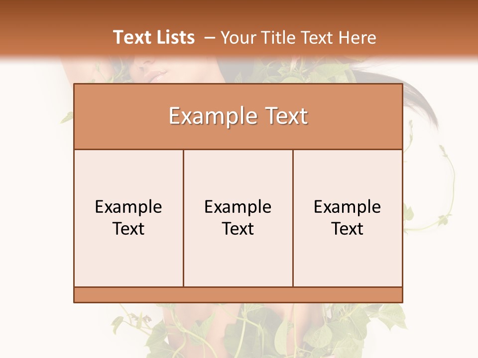 Ivy Woman PowerPoint Template