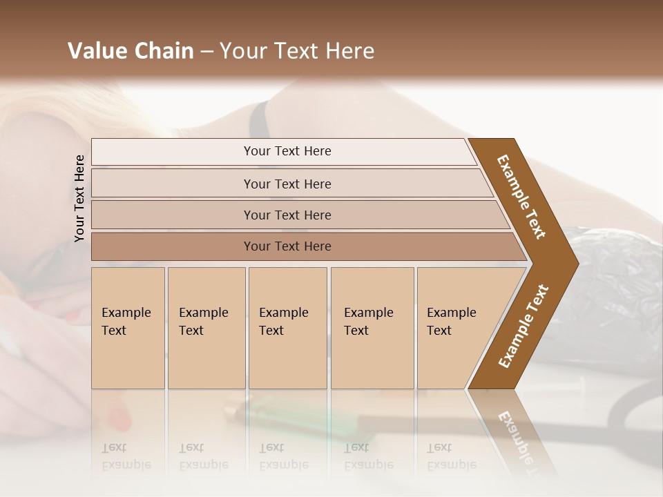 Drug Addict Woman PowerPoint Template