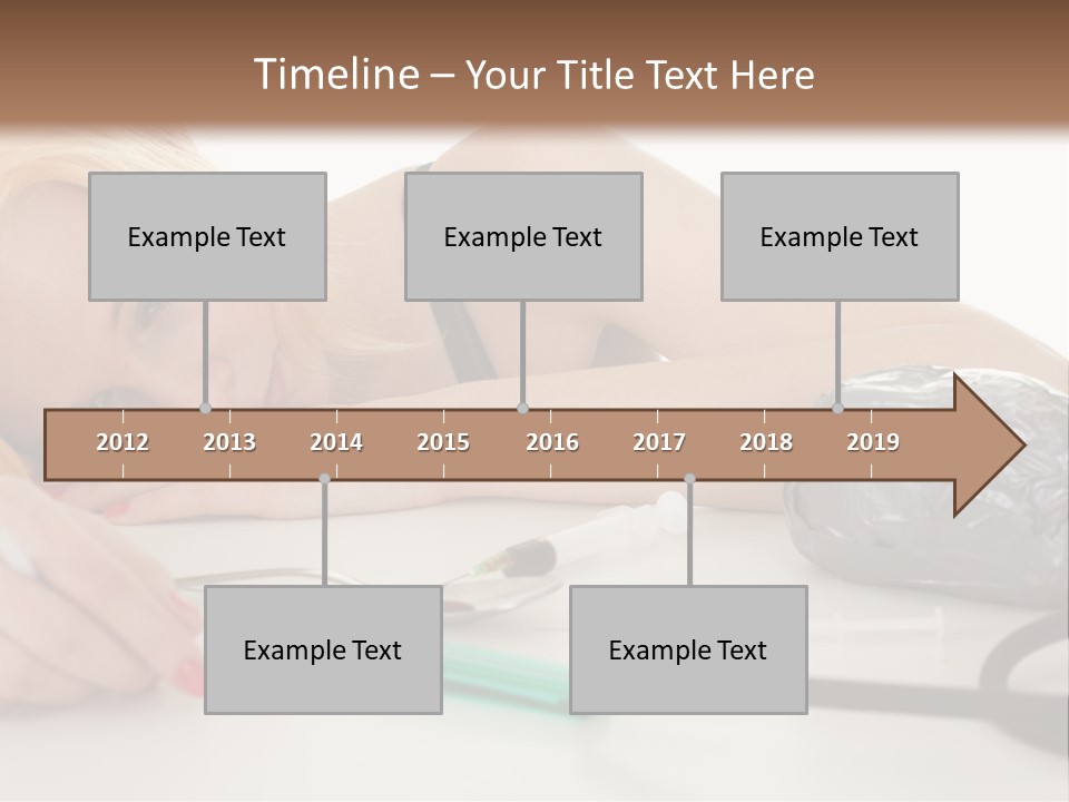 Drug Addict Woman PowerPoint Template