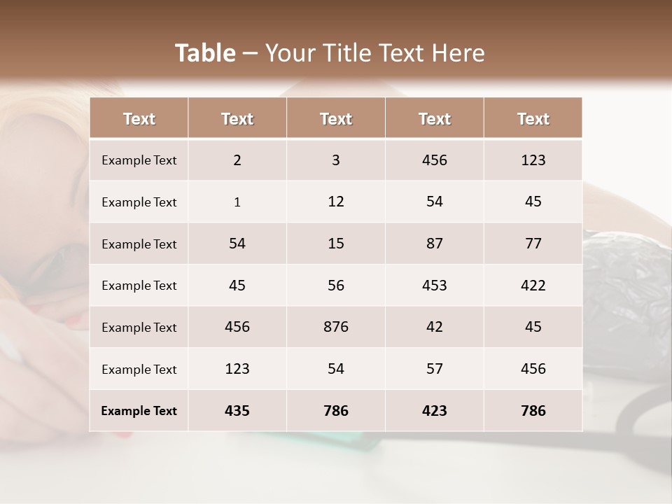 Drug Addict Woman PowerPoint Template