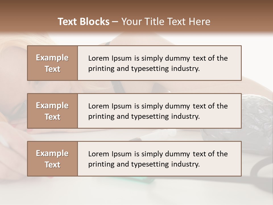 Drug Addict Woman PowerPoint Template