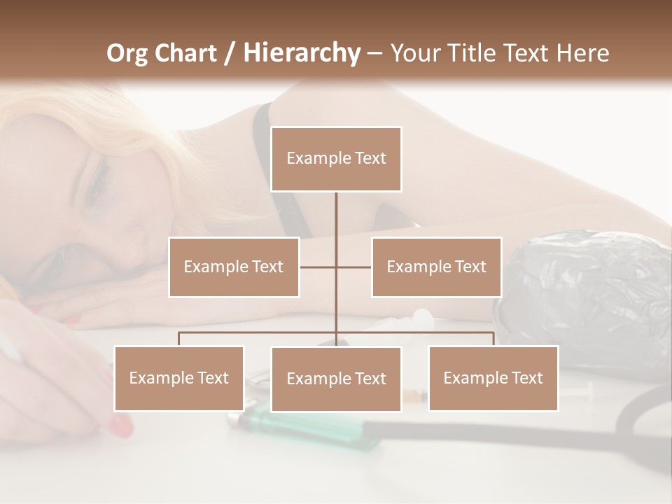 Drug Addict Woman PowerPoint Template
