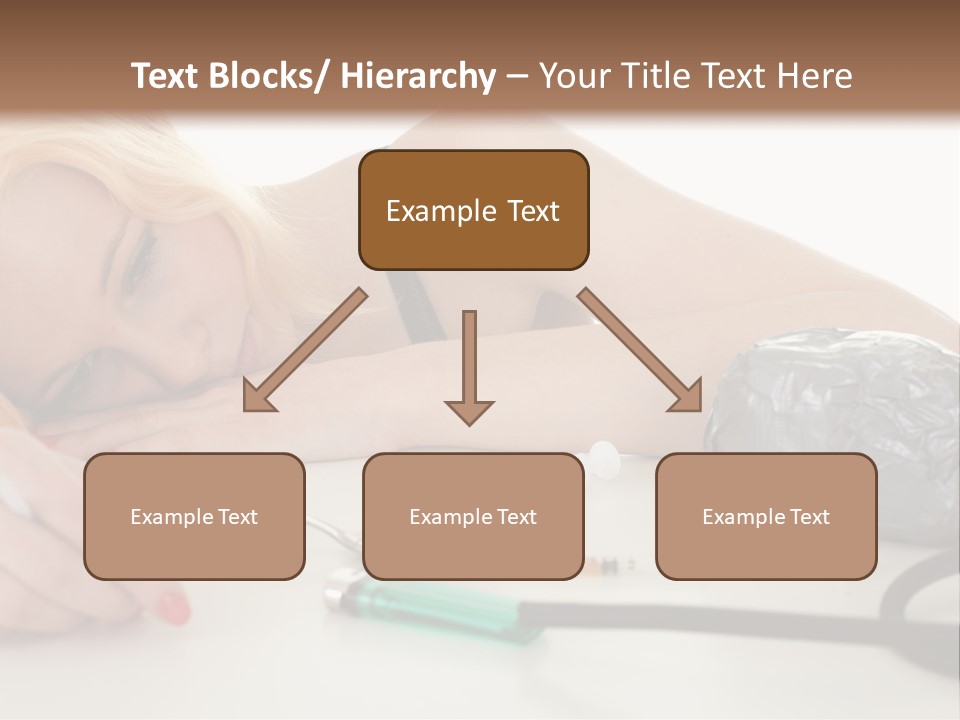 Drug Addict Woman PowerPoint Template