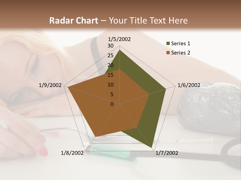 Drug Addict Woman PowerPoint Template