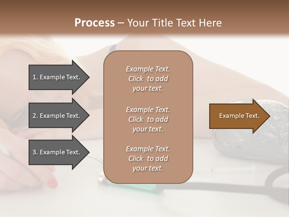 Drug Addict Woman PowerPoint Template