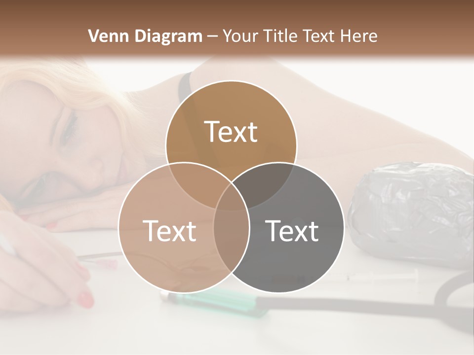 Drug Addict Woman PowerPoint Template