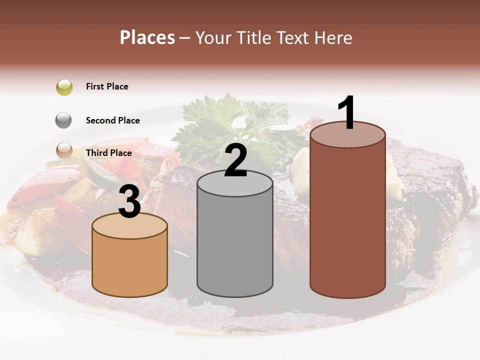 Steak On A Plate PowerPoint Template