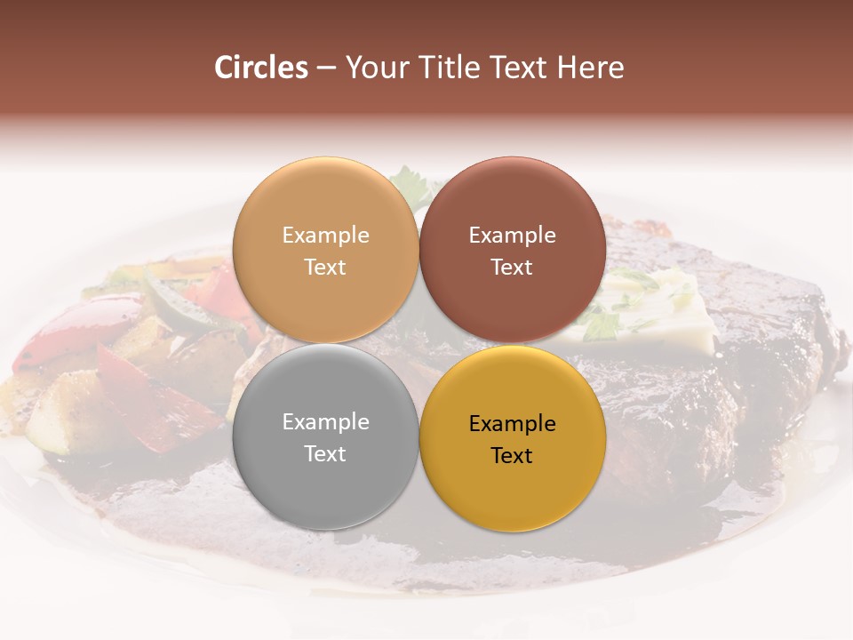 Steak On A Plate PowerPoint Template