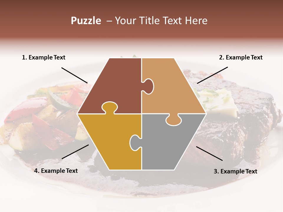 Steak On A Plate PowerPoint Template