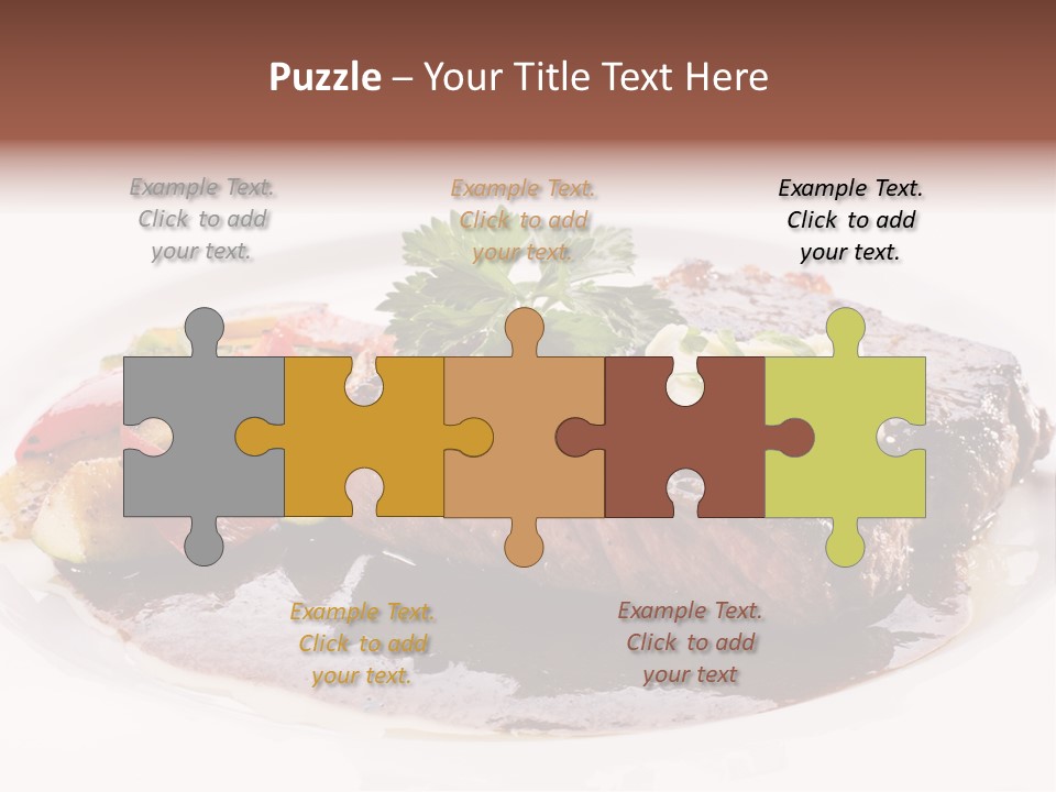 Steak On A Plate PowerPoint Template
