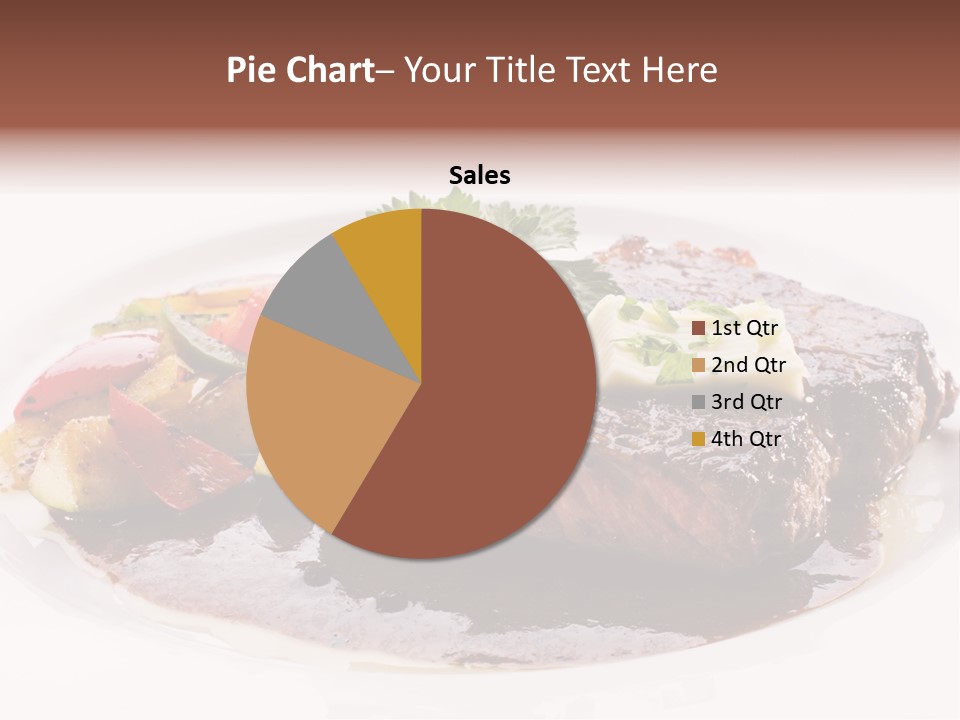 Steak On A Plate PowerPoint Template