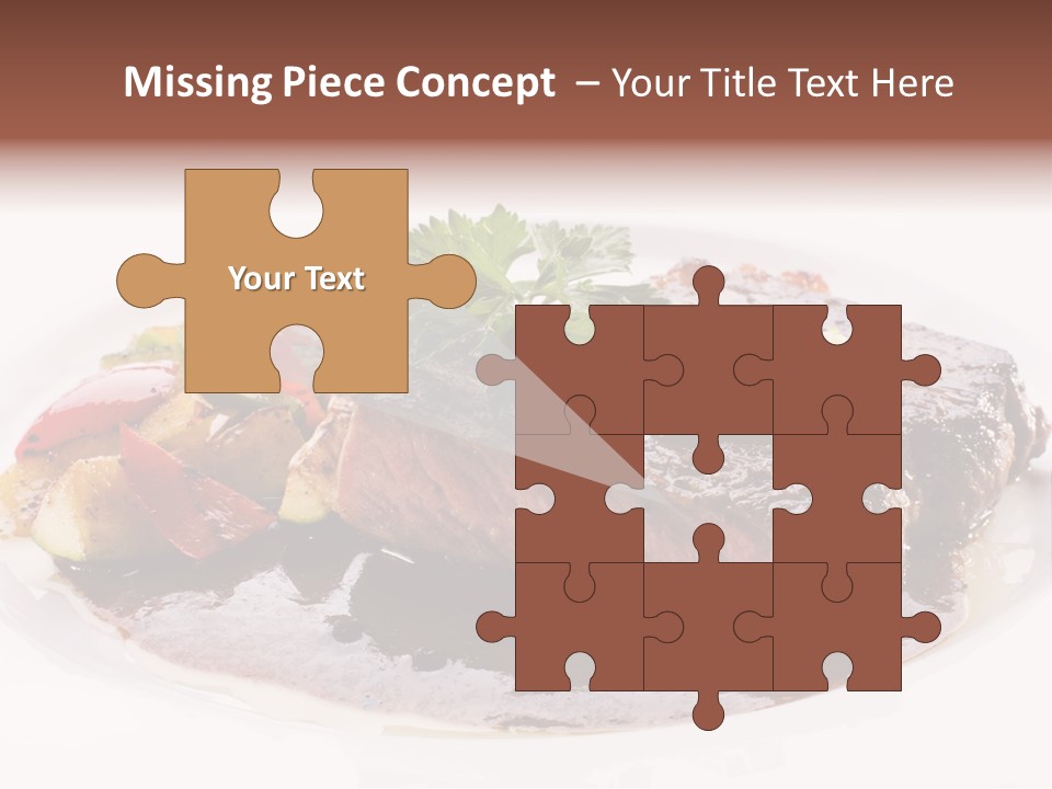 Steak On A Plate PowerPoint Template