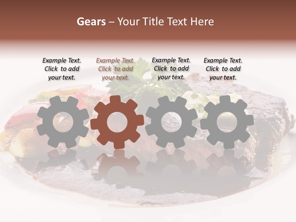 Steak On A Plate PowerPoint Template
