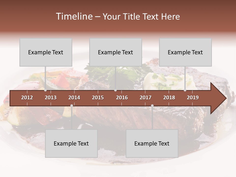 Steak On A Plate PowerPoint Template