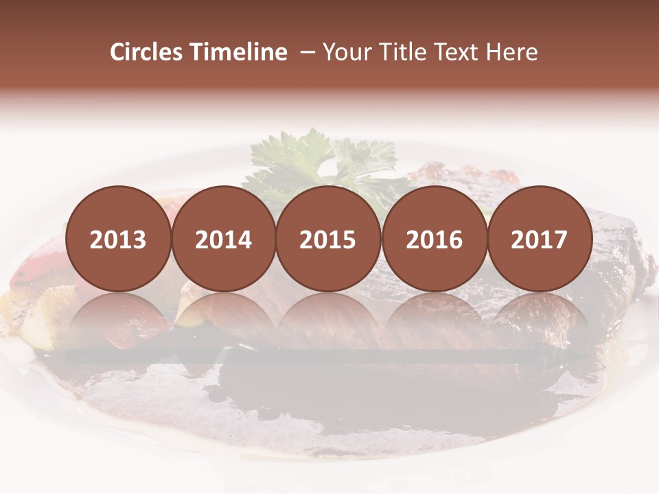 Steak On A Plate PowerPoint Template