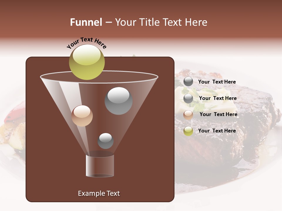 Steak On A Plate PowerPoint Template