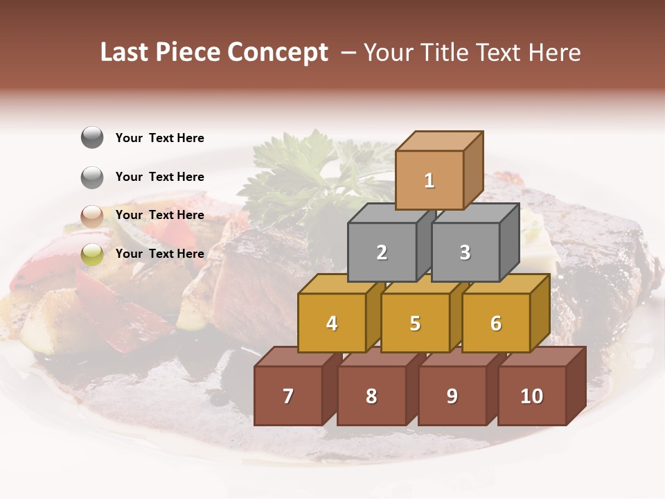 Steak On A Plate PowerPoint Template